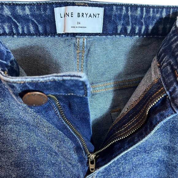 Lane Bryant Flex Magic Waistband Mid-Rise Straight Ankle Jean, Size 24 - Picture 5 of 13